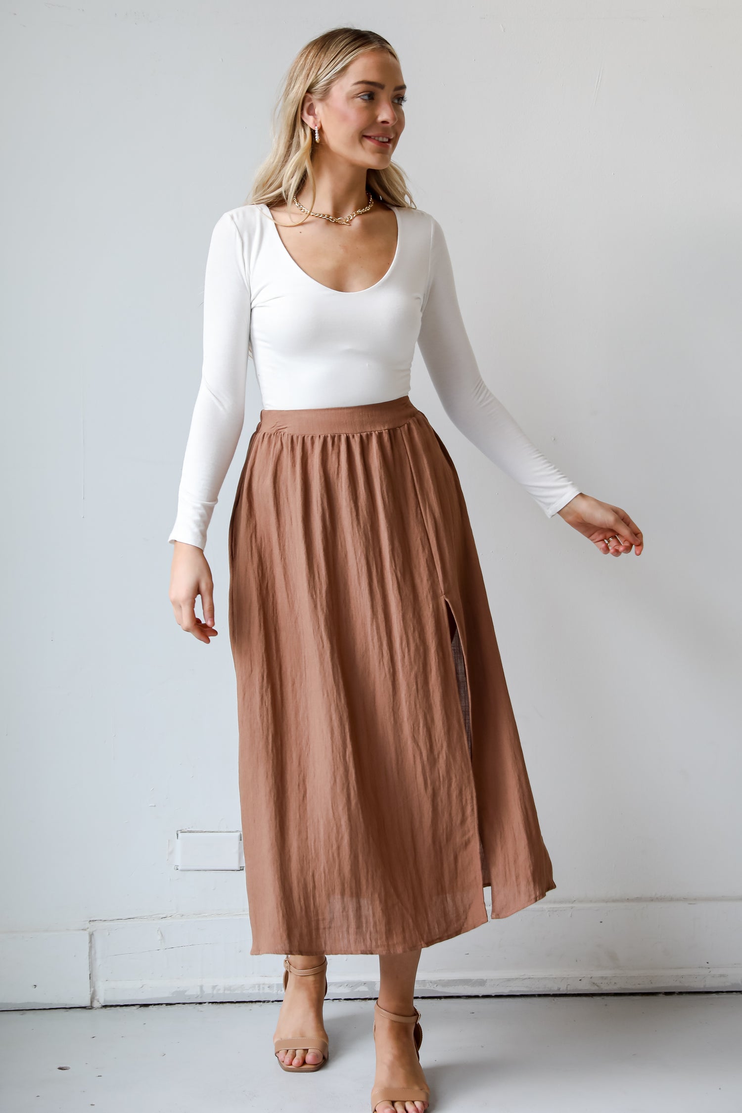 skirt with slit