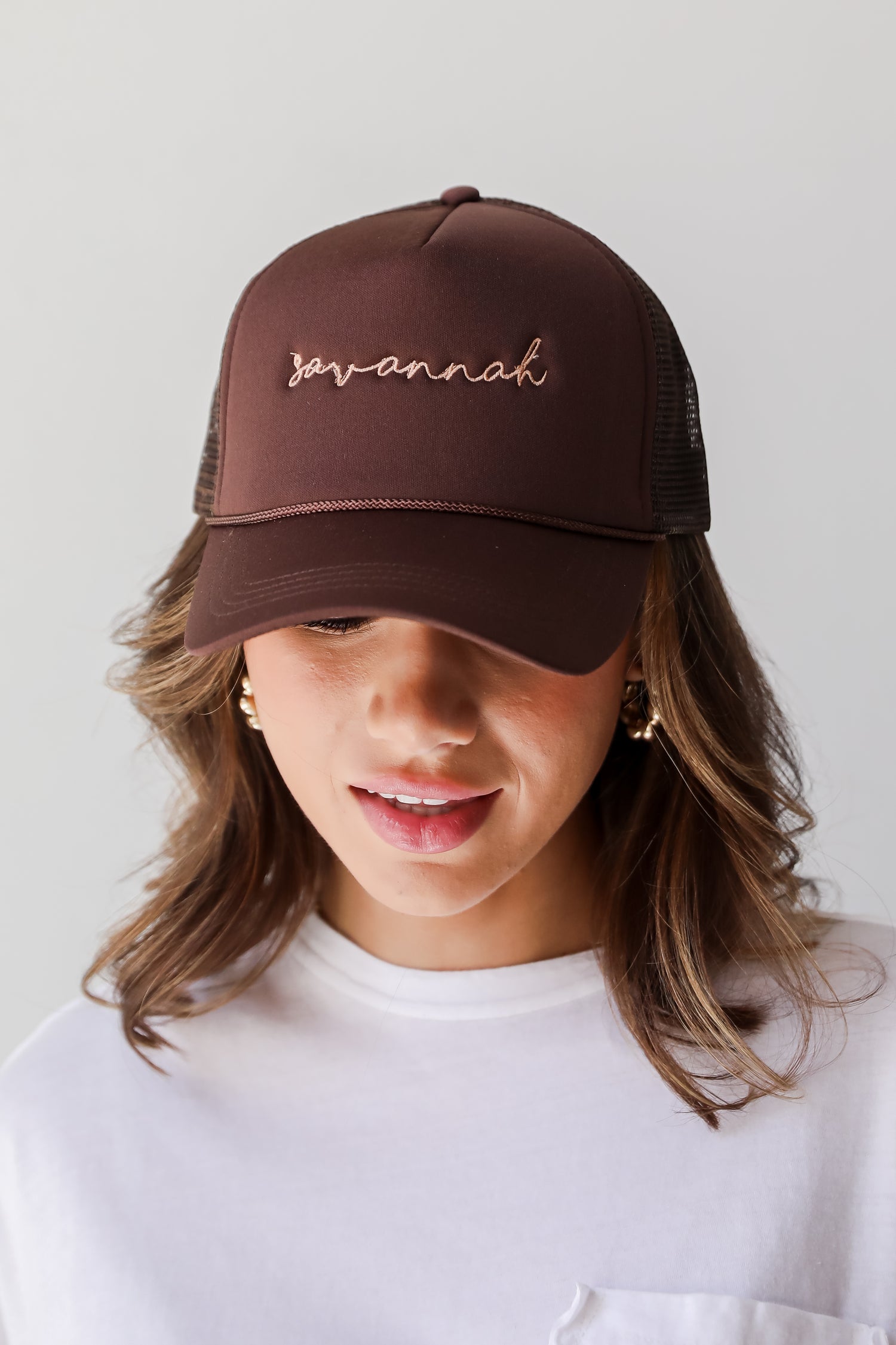 Brown Savannah Trucker Hat