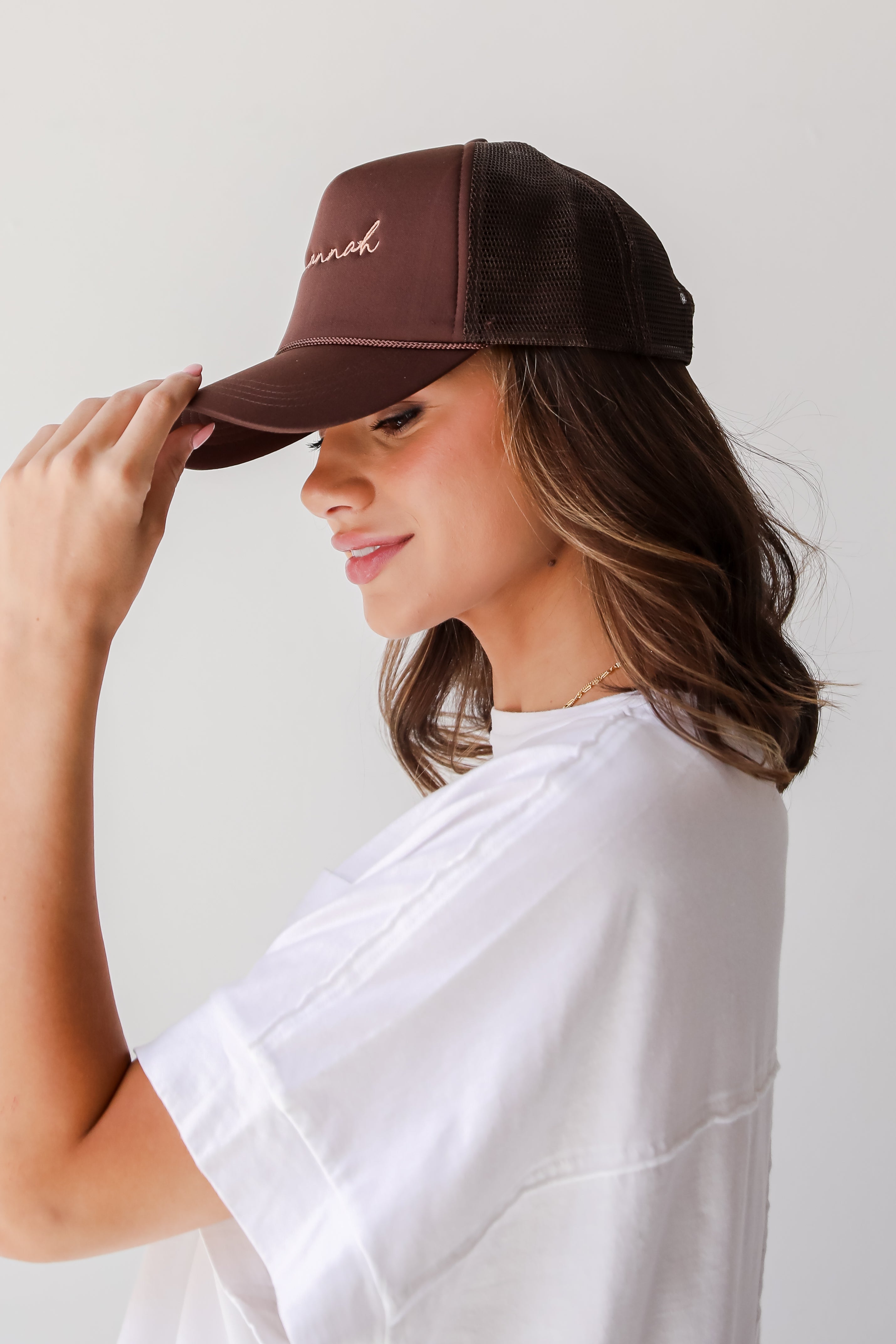 Brown Savannah Trucker Hat