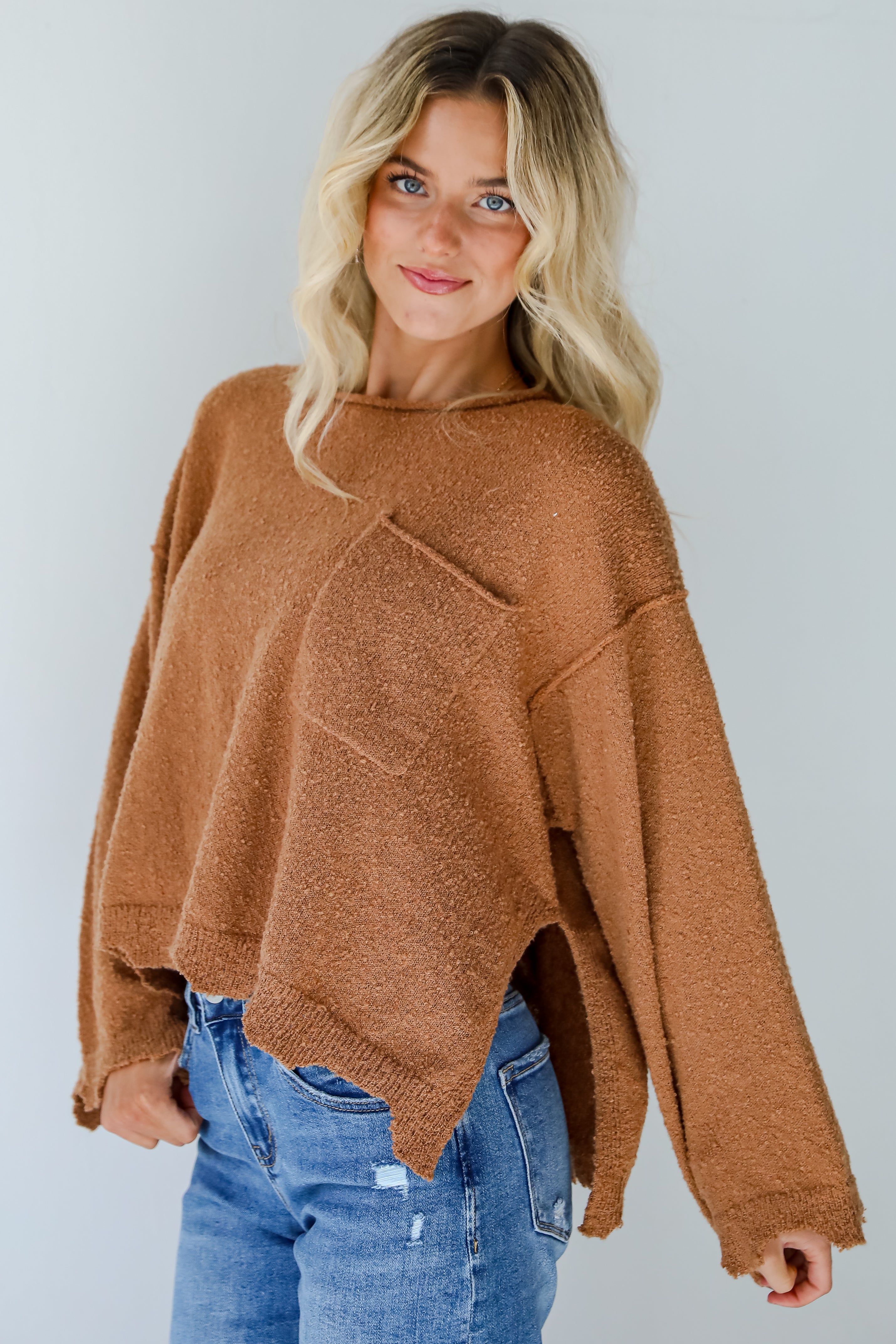 Cooler Forecast Brown Sweater