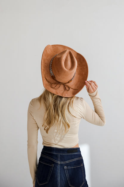 Rodeo Charm Fedora Western Wide Brim Hat