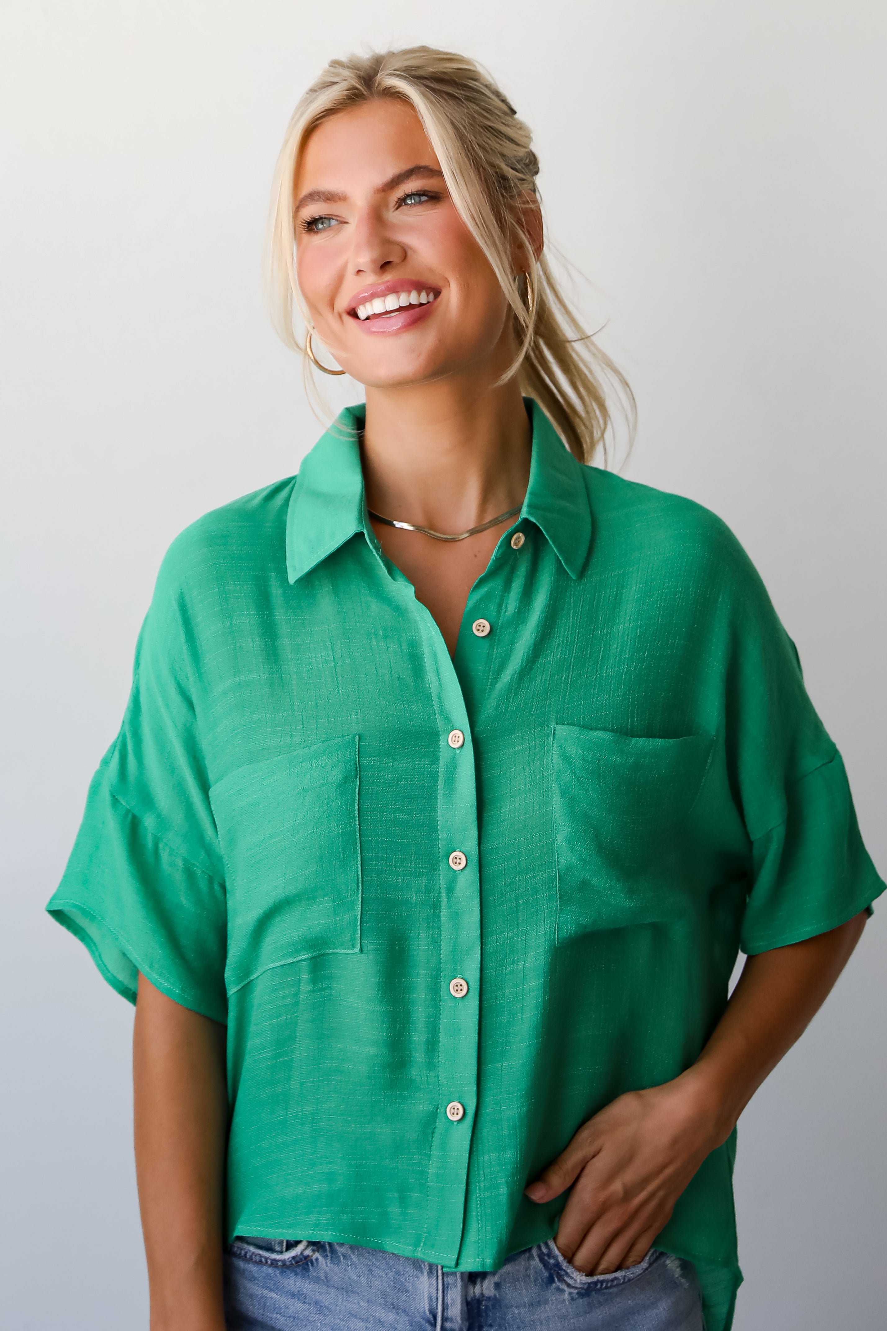 Enviable Poise Blouse