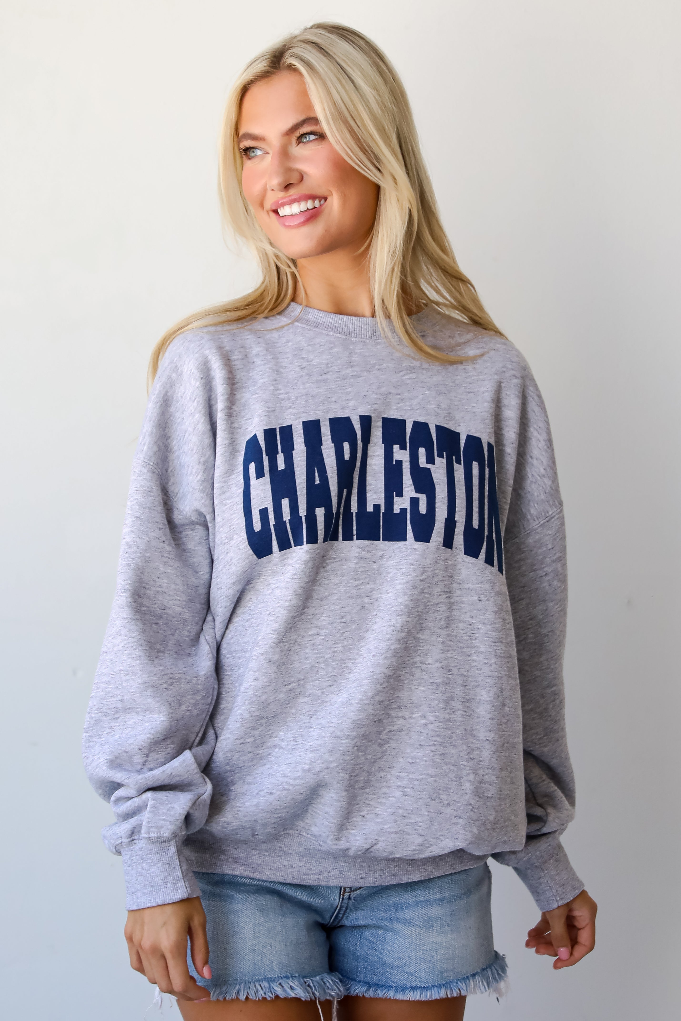 Light Heather Grey Charleston Sweatshirt