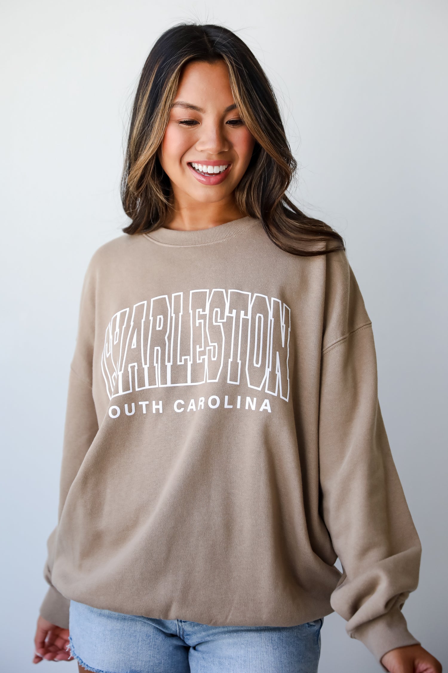 Tan Charleston South Carolina Sweatshirt