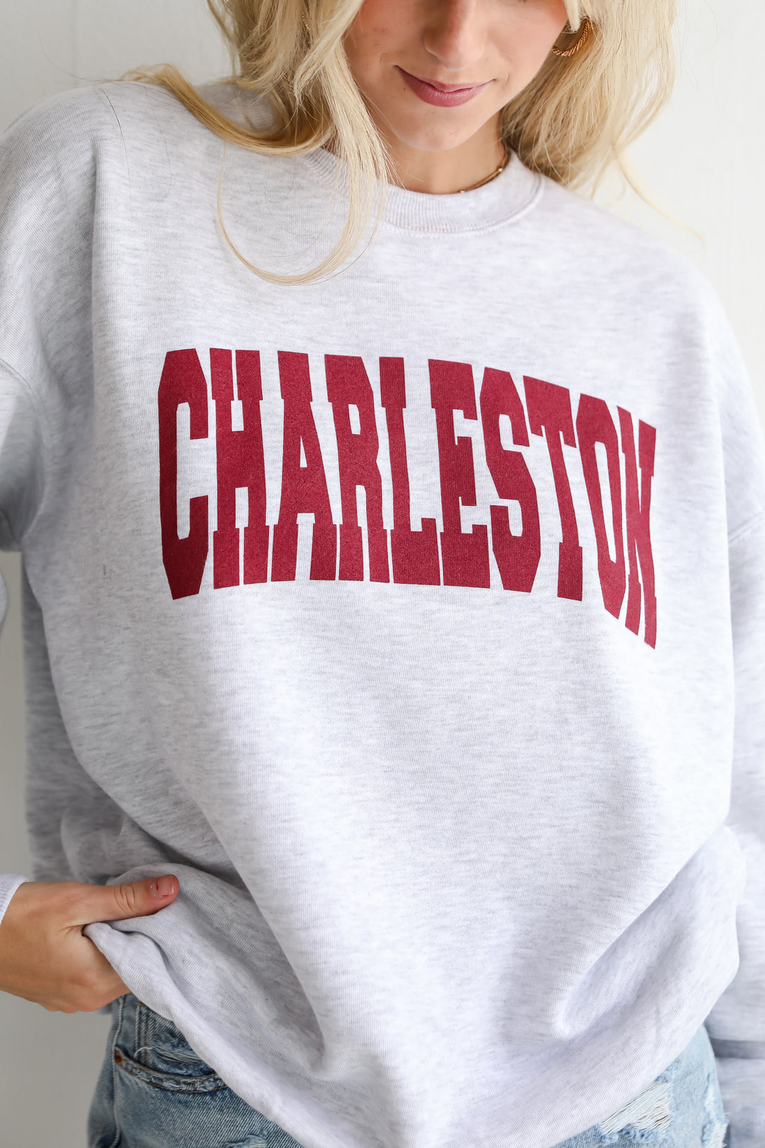 Heather Grey Charleston Sweatshirt