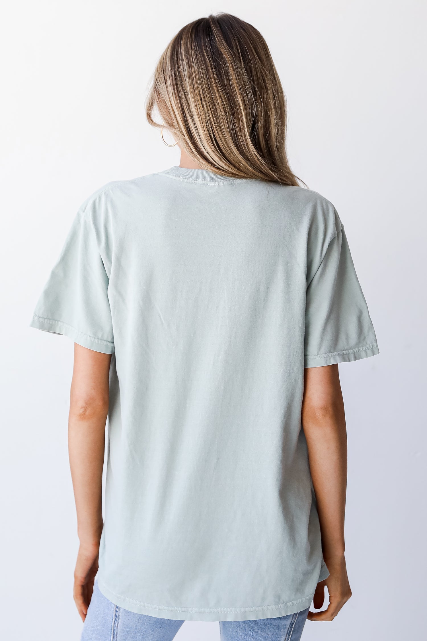 Sage Charleston South Carolina Script Tee back view