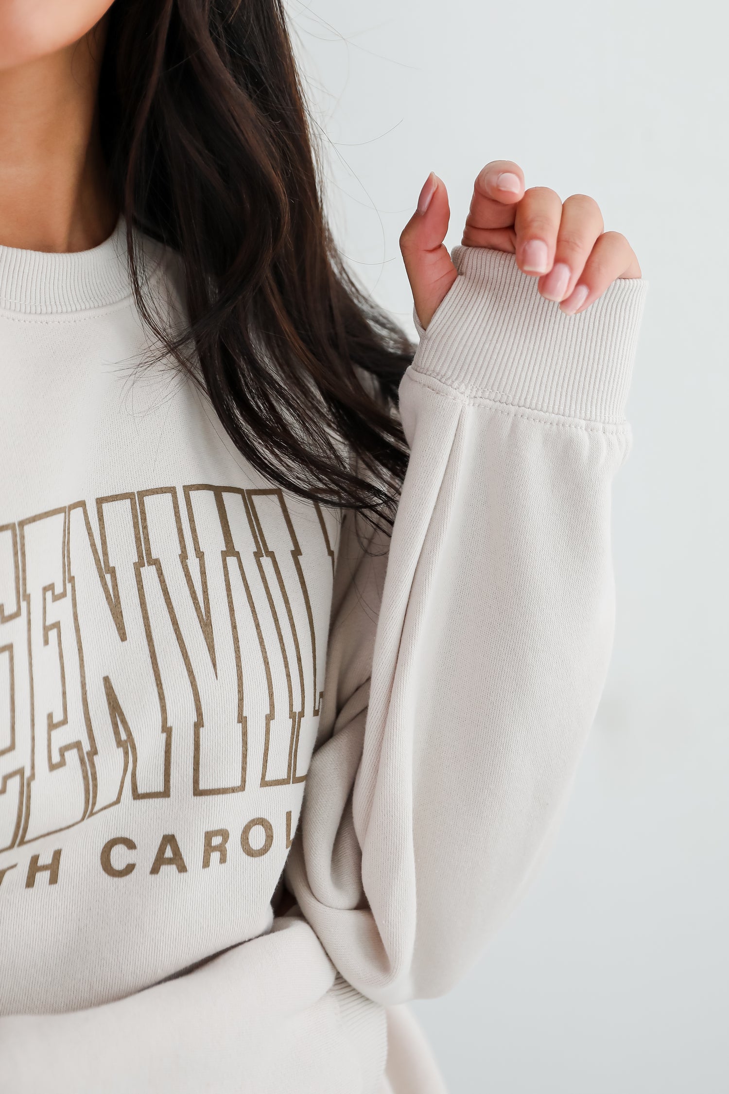 Tan Greenville South Carolina Sweatshirt