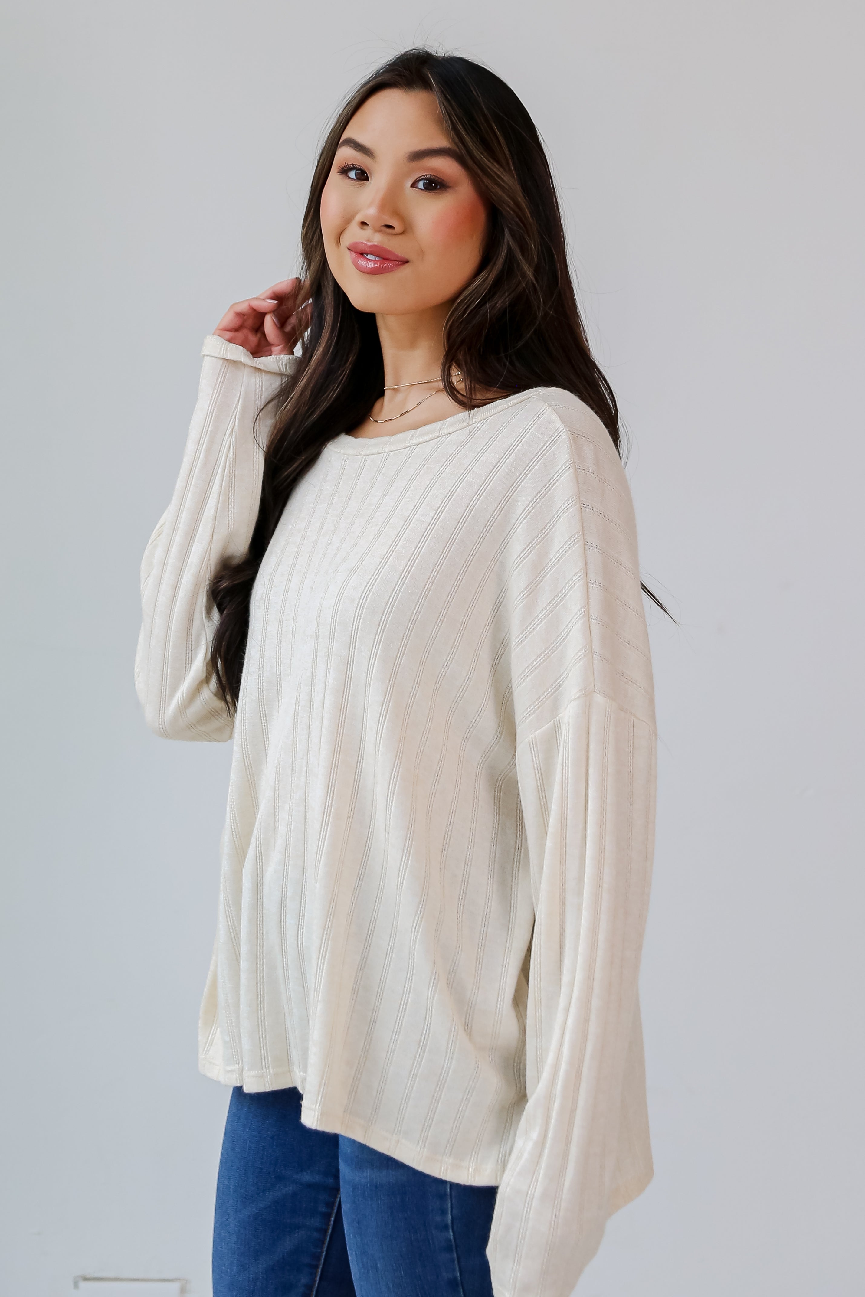 lightweight knit tops