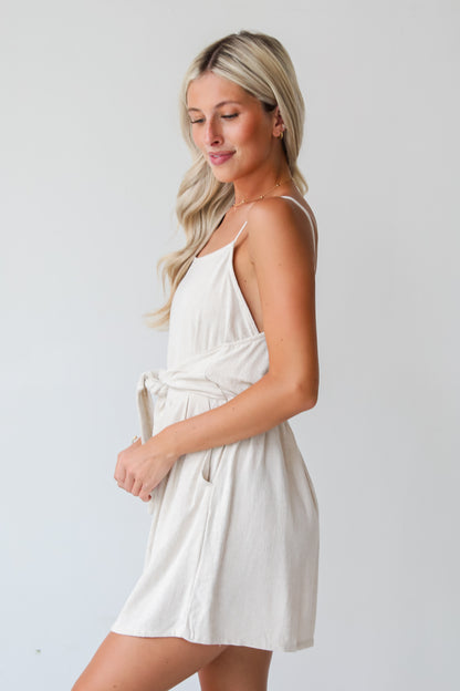 Certainly Splendid Linen Romper