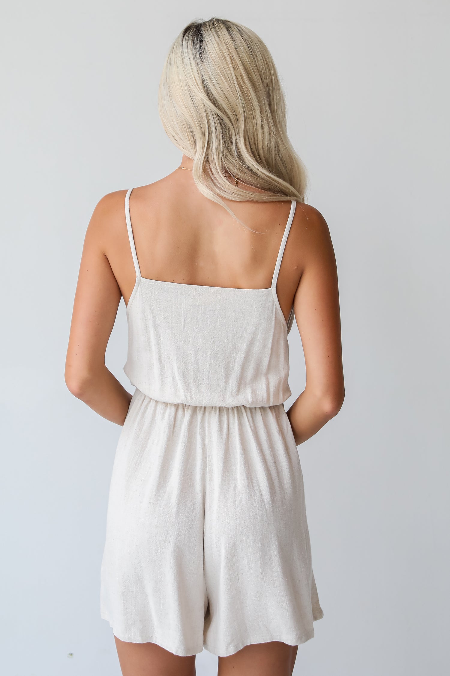 Certainly Splendid Linen Romper