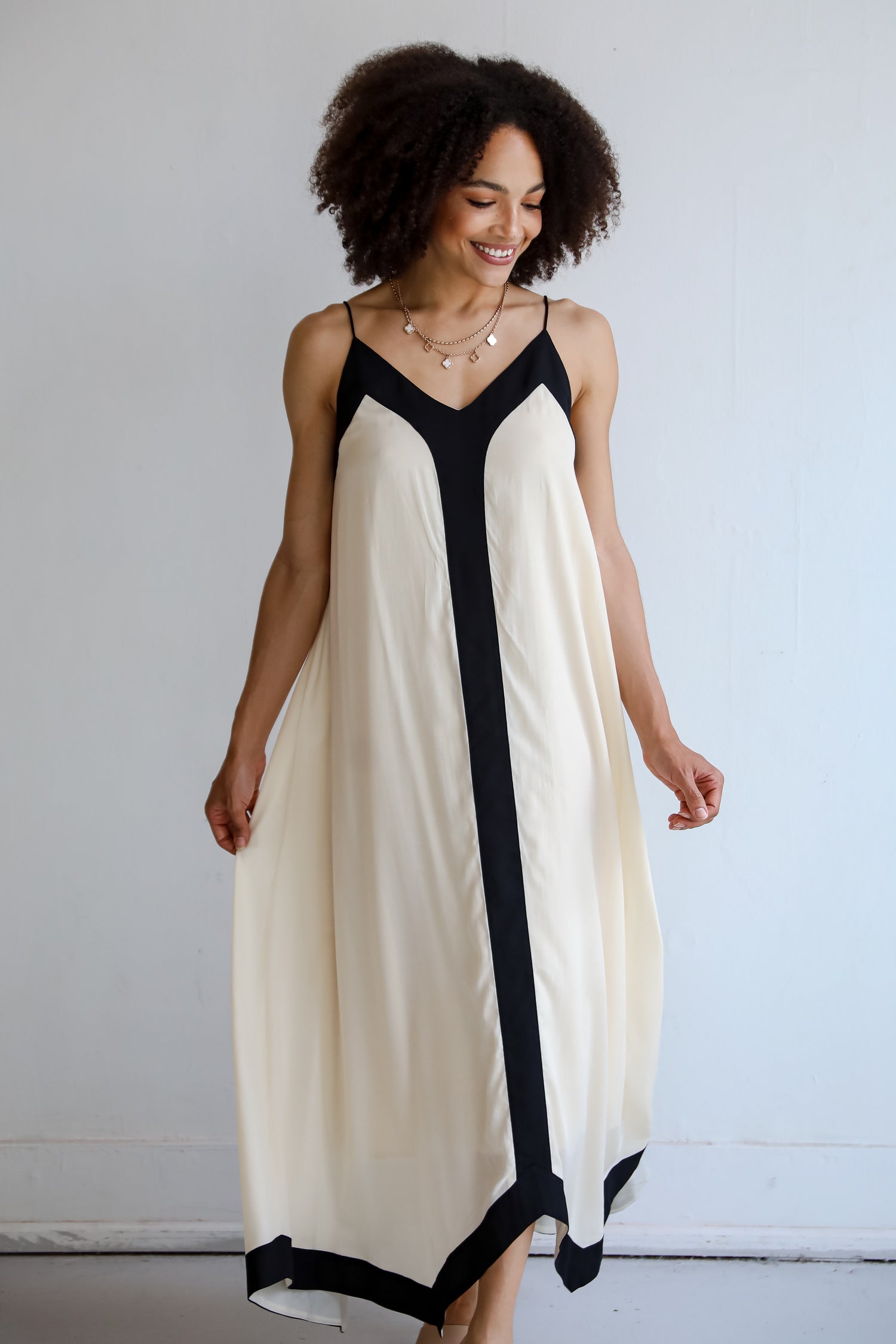 Cream Maxi Dress