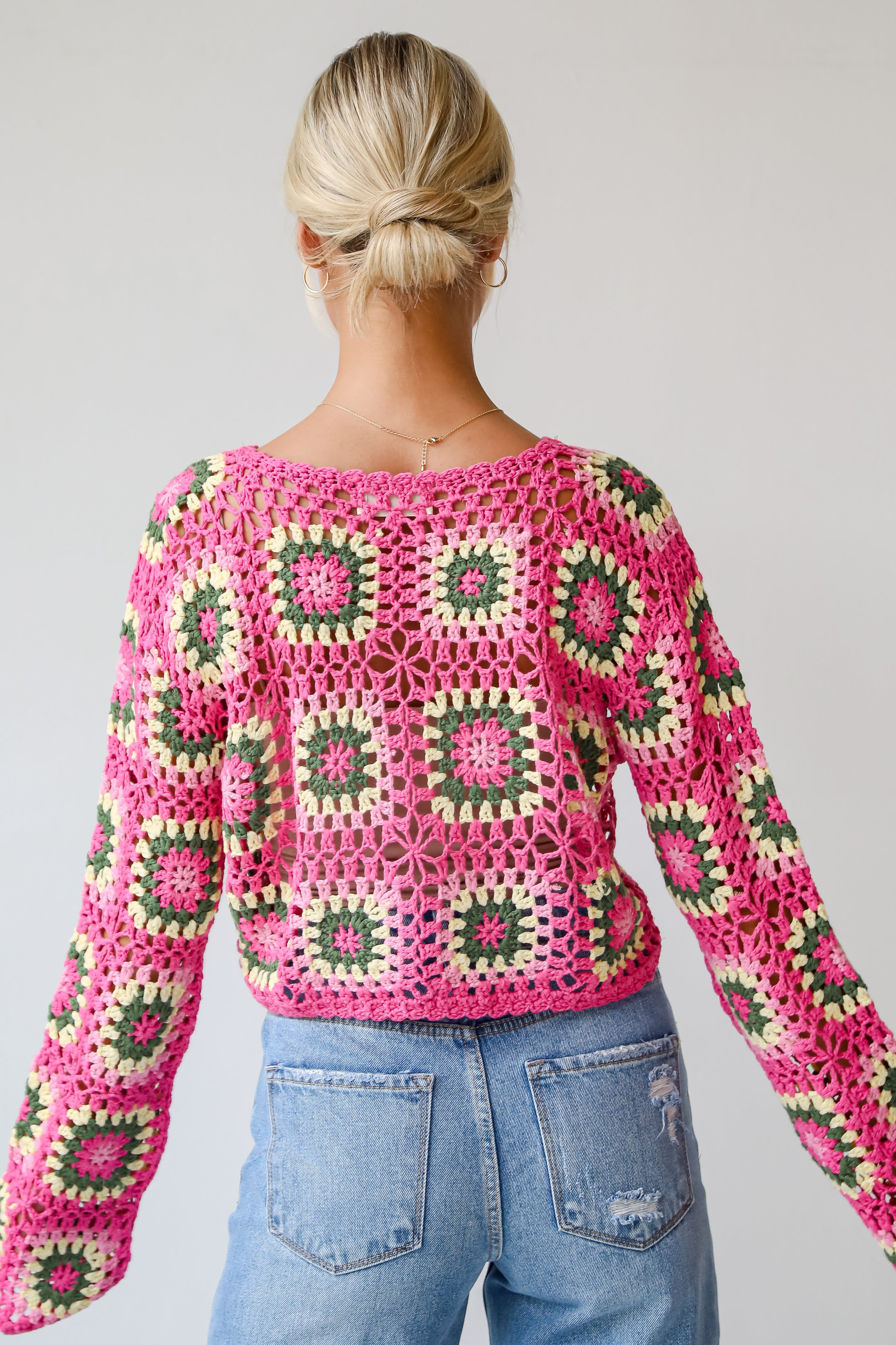 Cultivated Coolness Crochet Knit Top