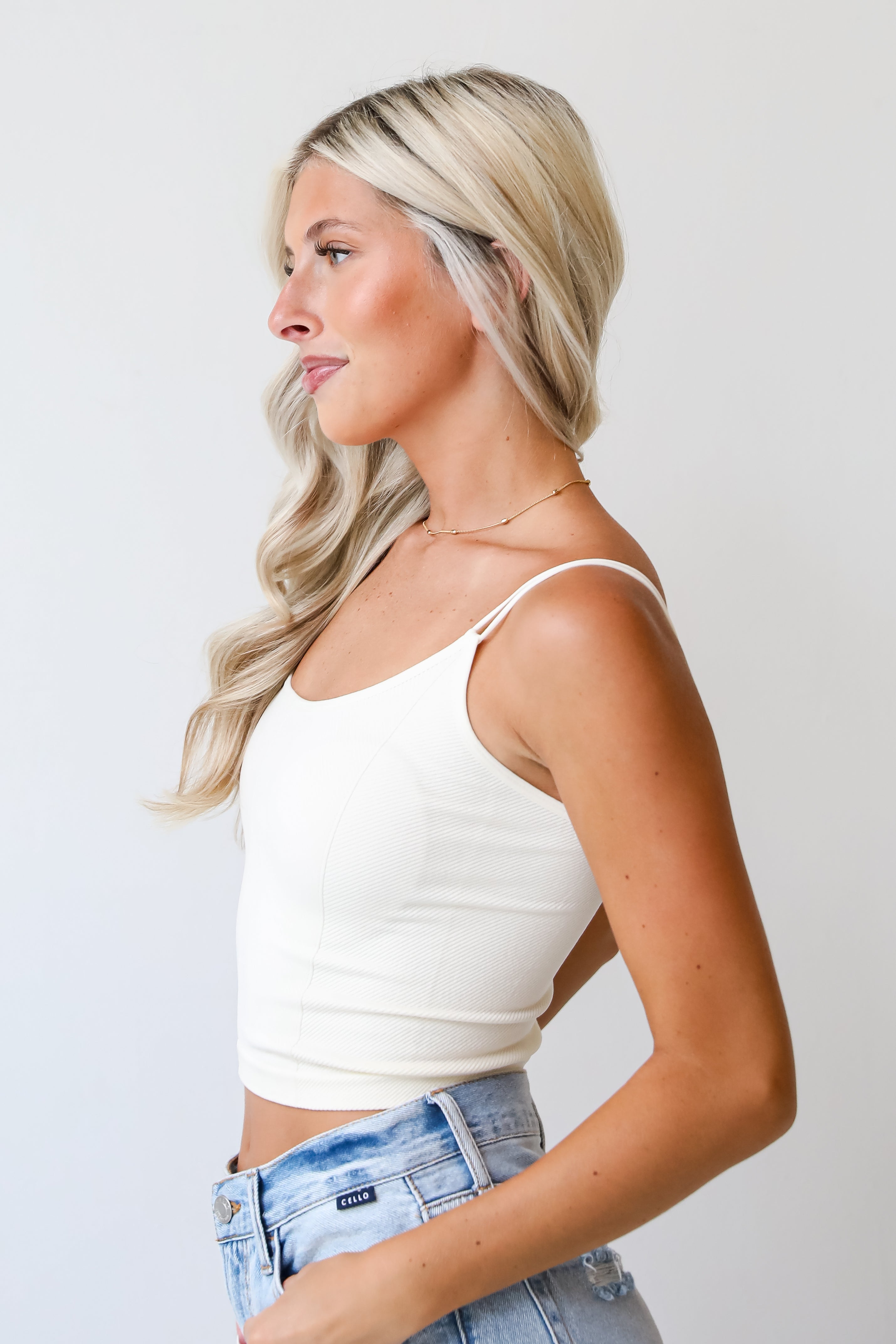 Fresh Take Seamless Cropped Cami Tank