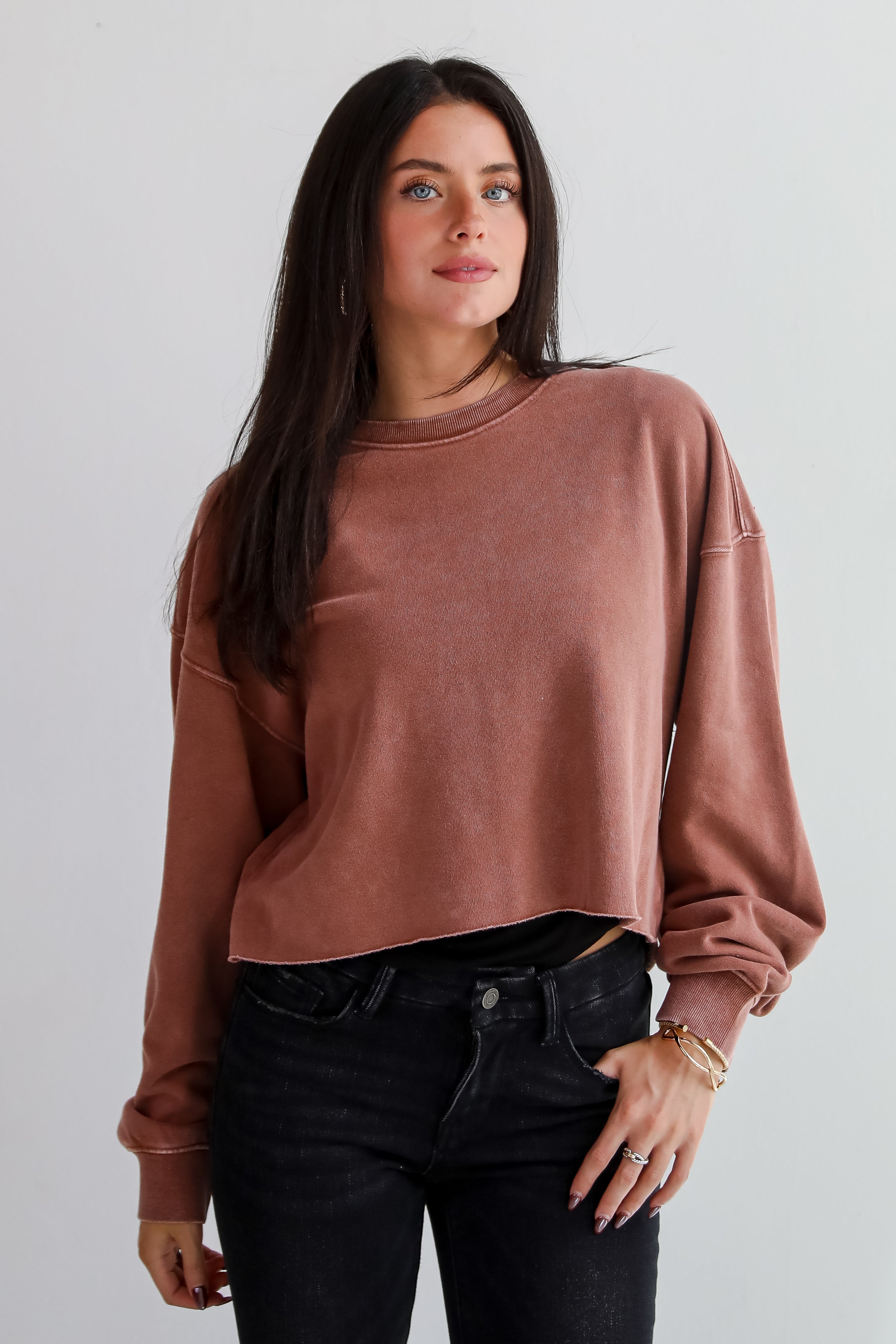 Chill Out Cropped Pullover