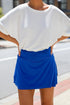 blue Crossover Athletic Skort