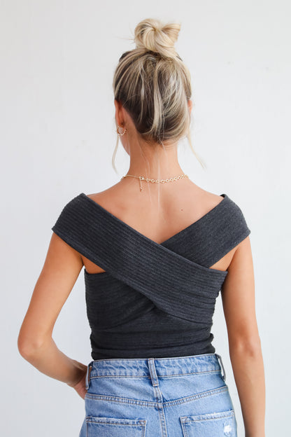 Ultimate Trend Knit Crossover Tank