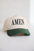 Amen Color Block Embroidered Hat