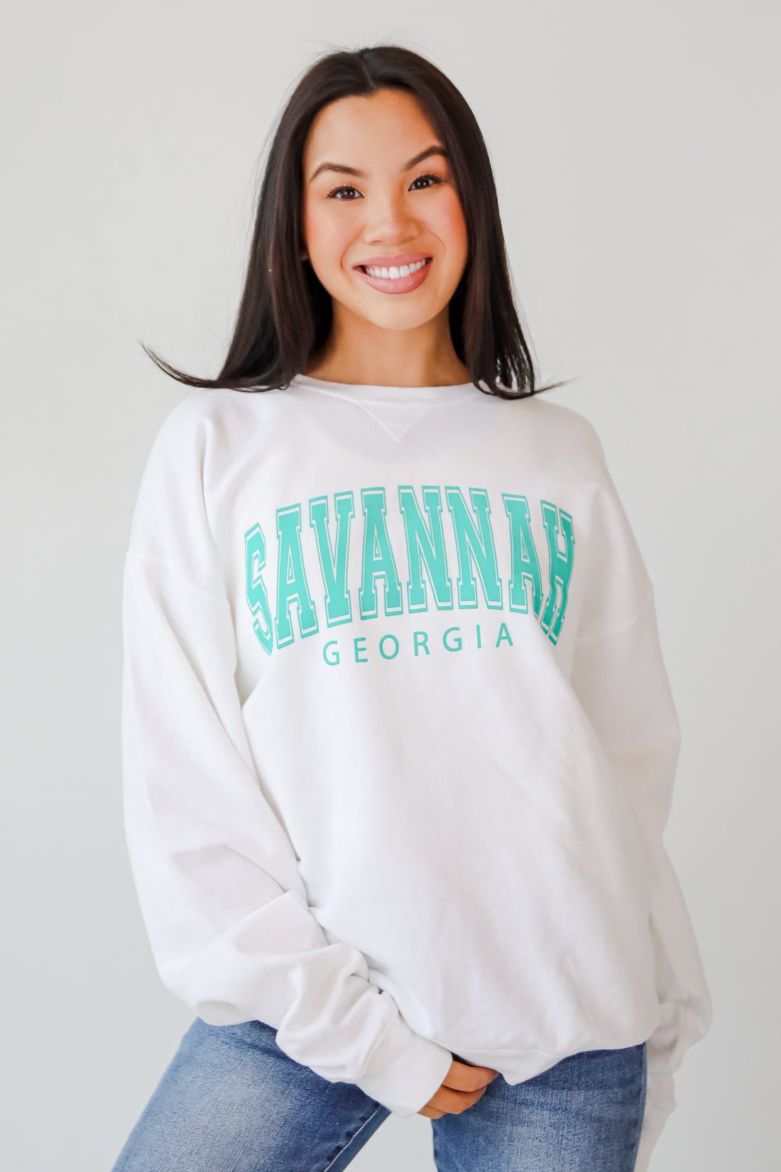 White Savannah Georgia Sweatshirt