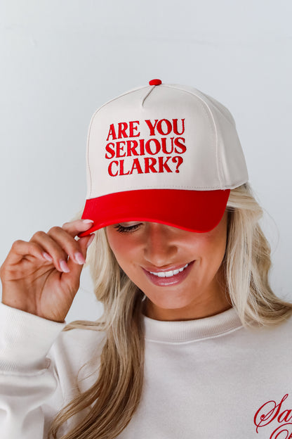 Red Are You Serious Clark Hat