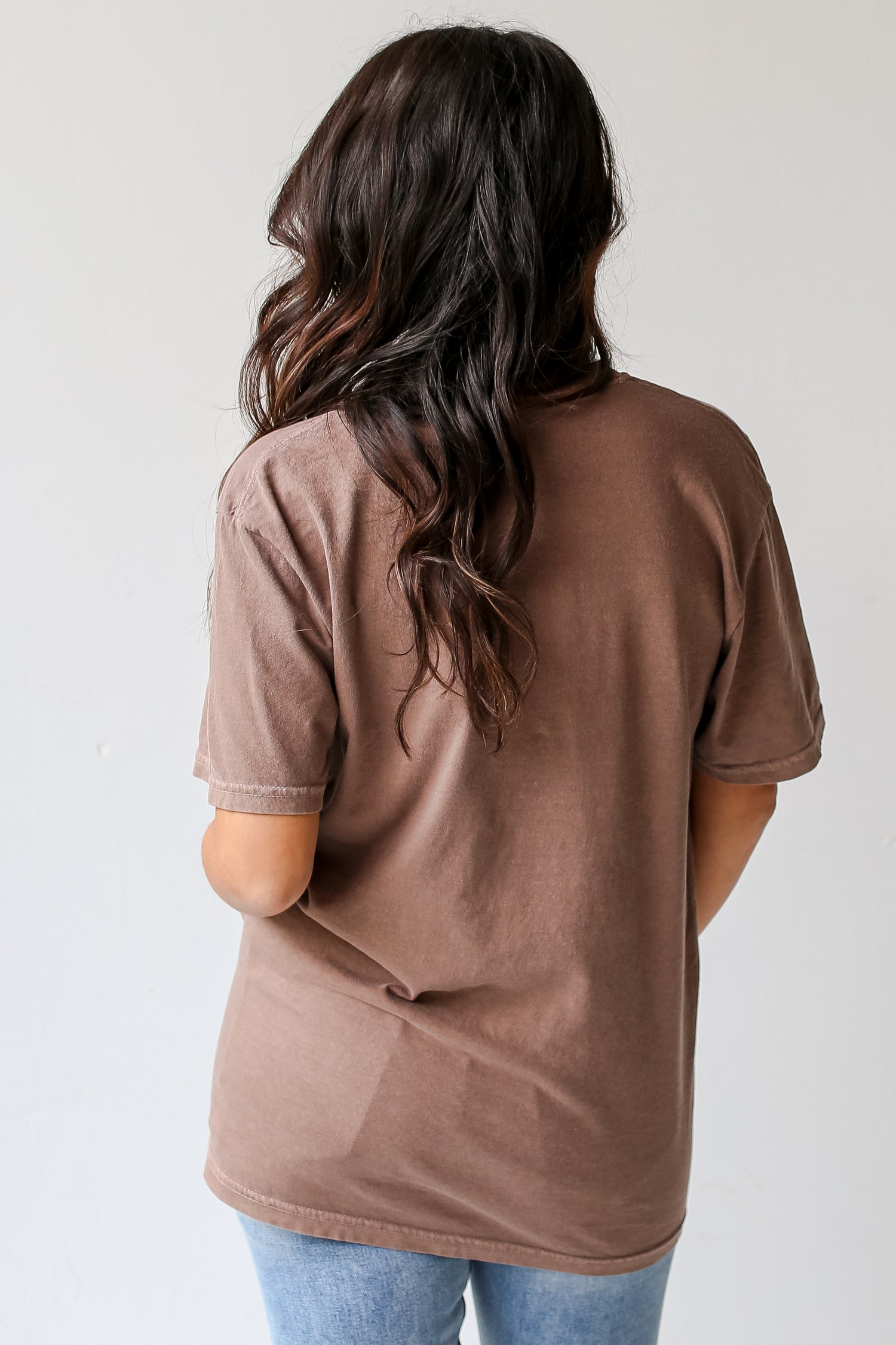 Brown Dahlonega Georgia Tee back view