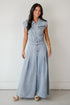 Dramatic Allure Denim Jumpsuit