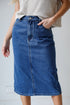 Denim Midi Skirt