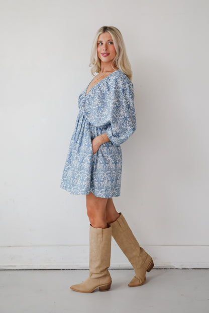 Look So Sweet Denim Mini Dress