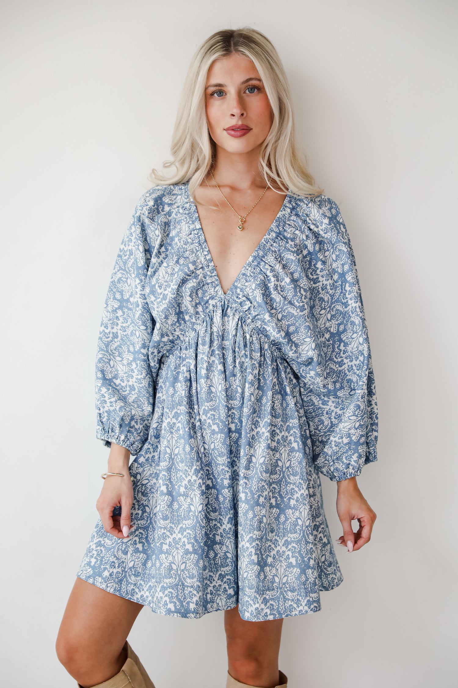 Look So Sweet Denim Mini Dress