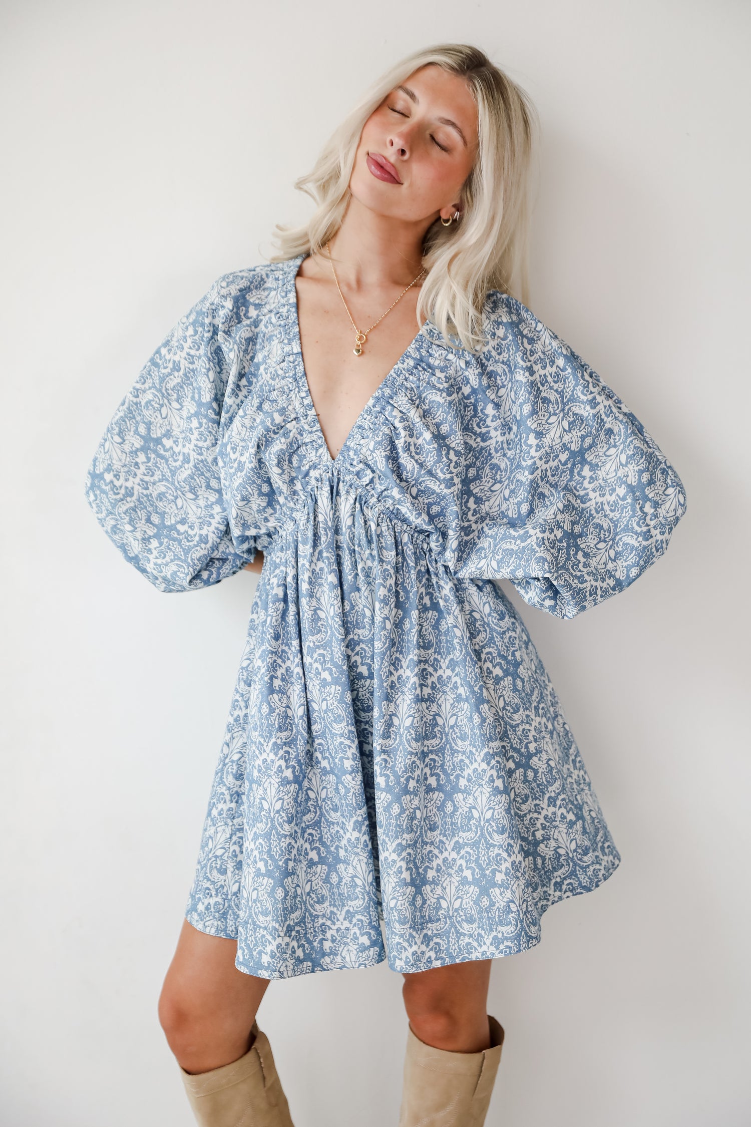 Look So Sweet Denim Mini Dress