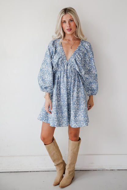 Look So Sweet Denim Mini Dress