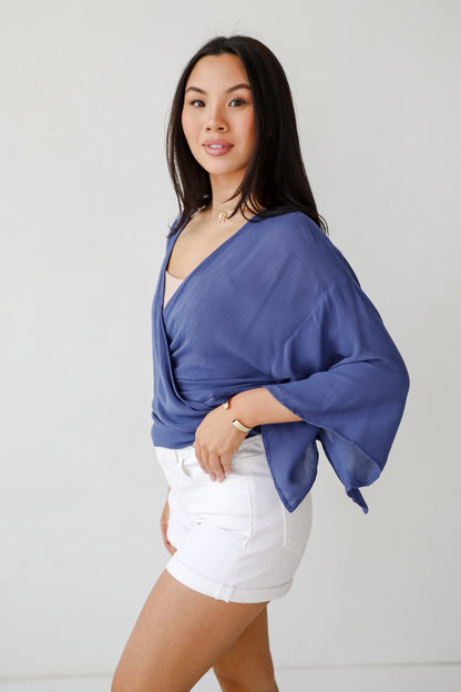 Breezy Days Tie-Front Blouse