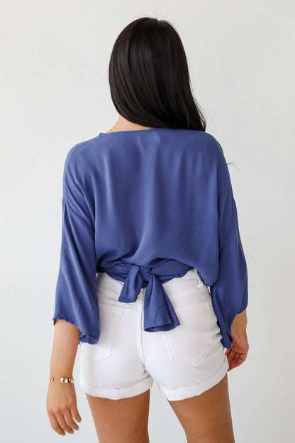 Breezy Days Tie-Front Blouse