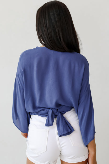 Breezy Days Tie-Front Blouse