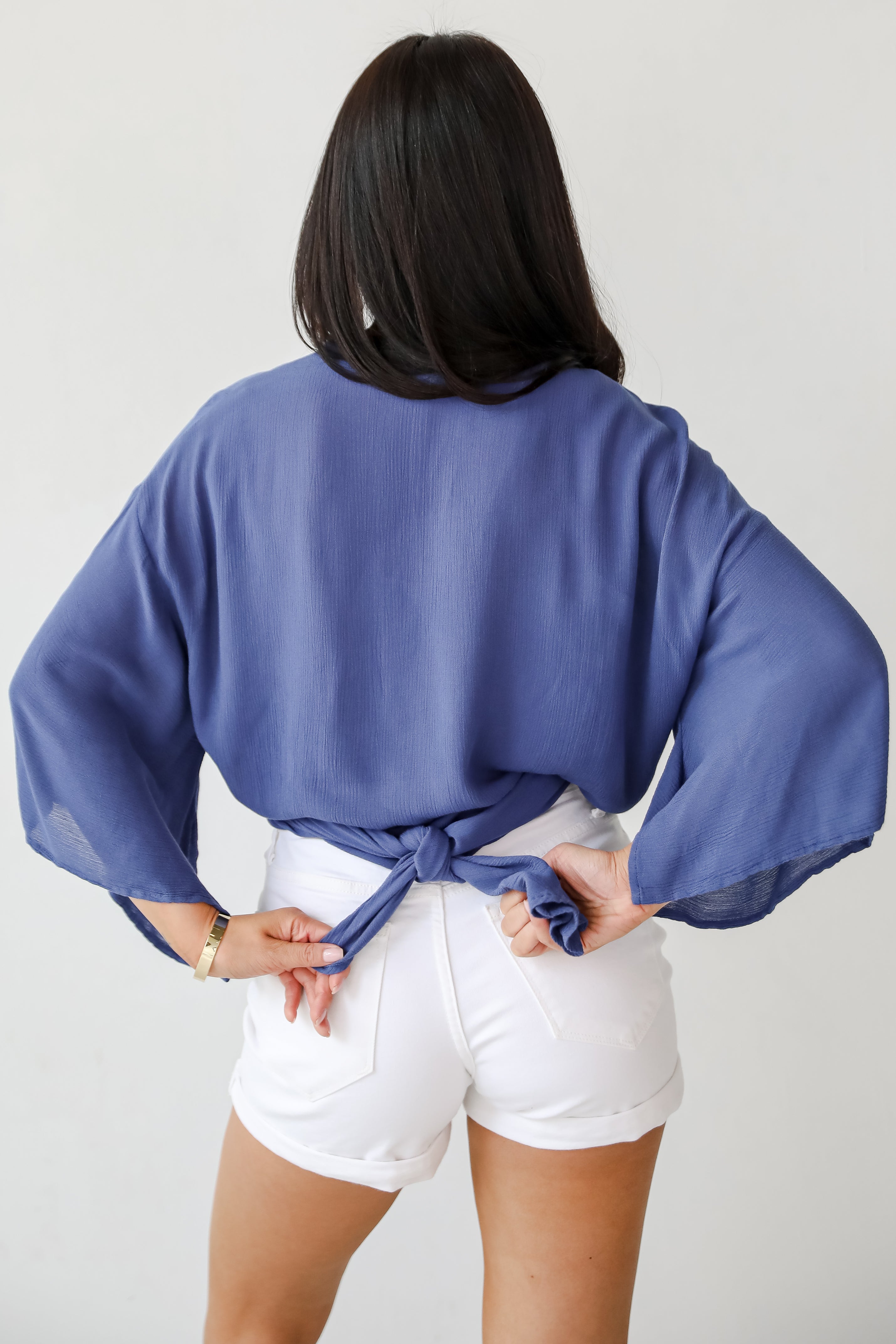 Breezy Days Tie-Front Blouse