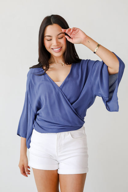 Breezy Days Tie-Front Blouse