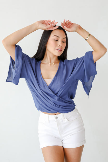 Breezy Days Tie-Front Blouse