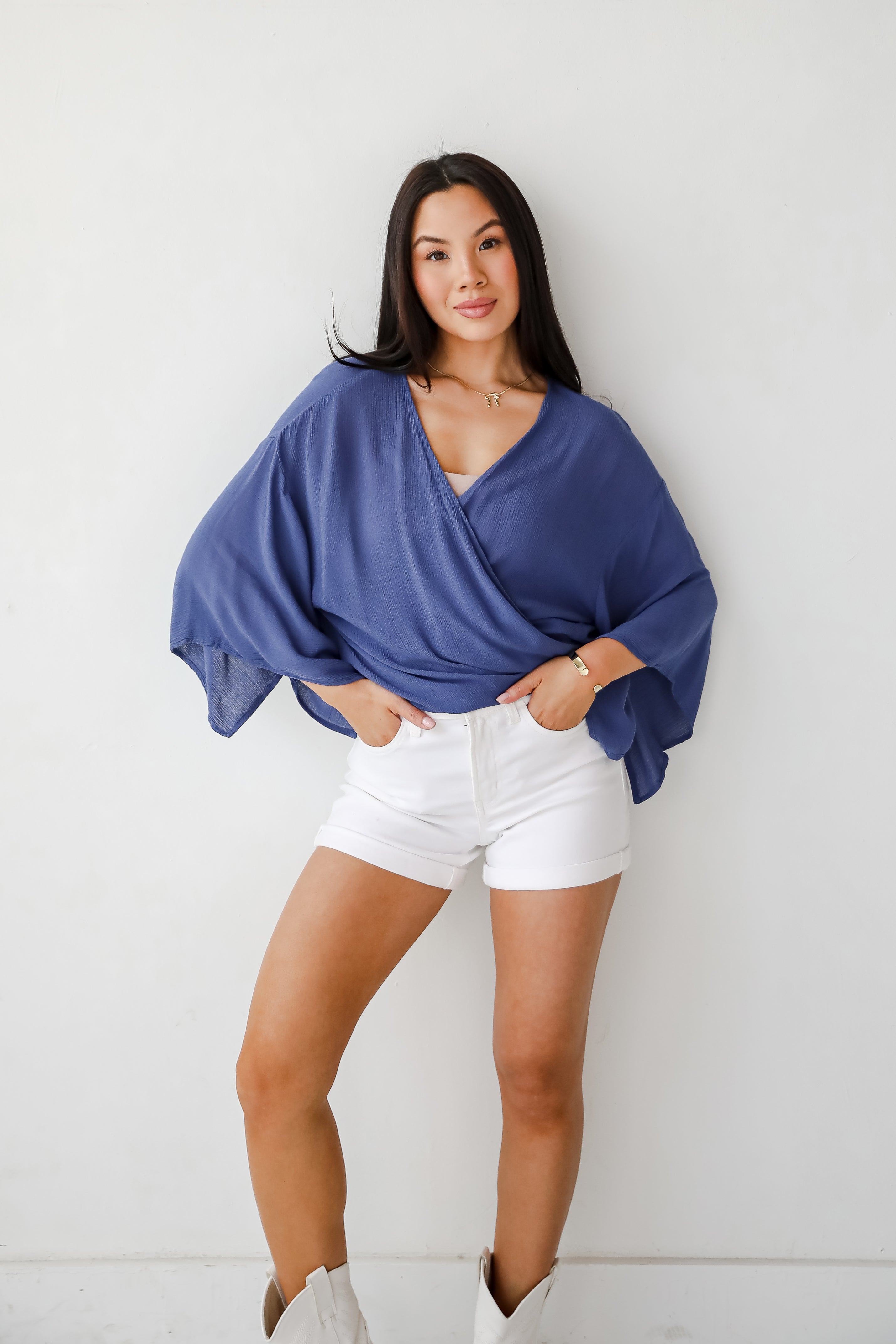 Breezy Days Tie-Front Blouse