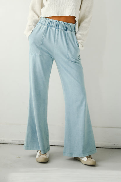 Impressive Aesthetic Denim Wide Leg Pants