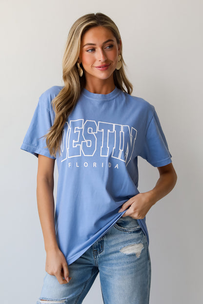 Light Blue Destin Florida Tee