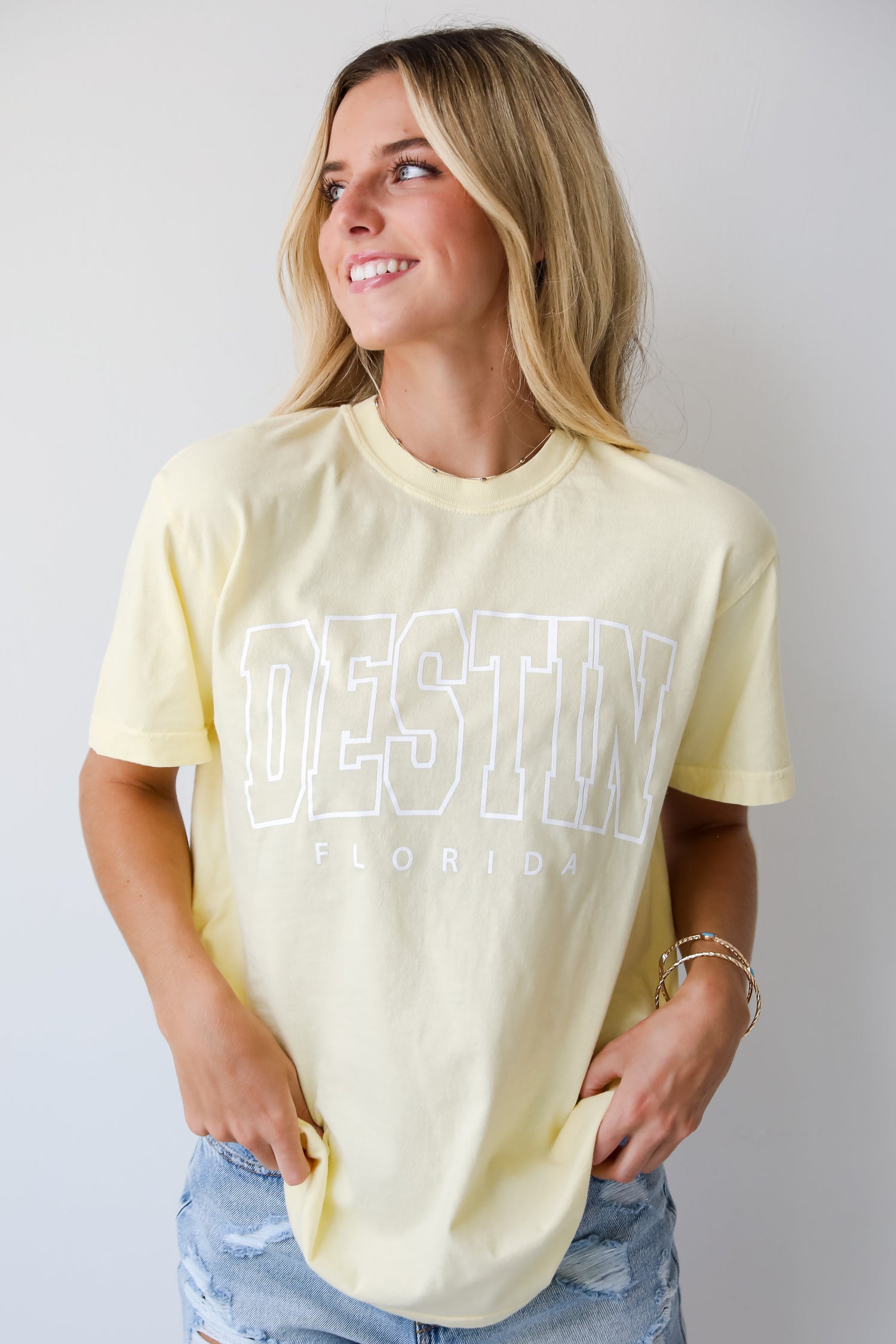 Yellow Destin Florida Tee