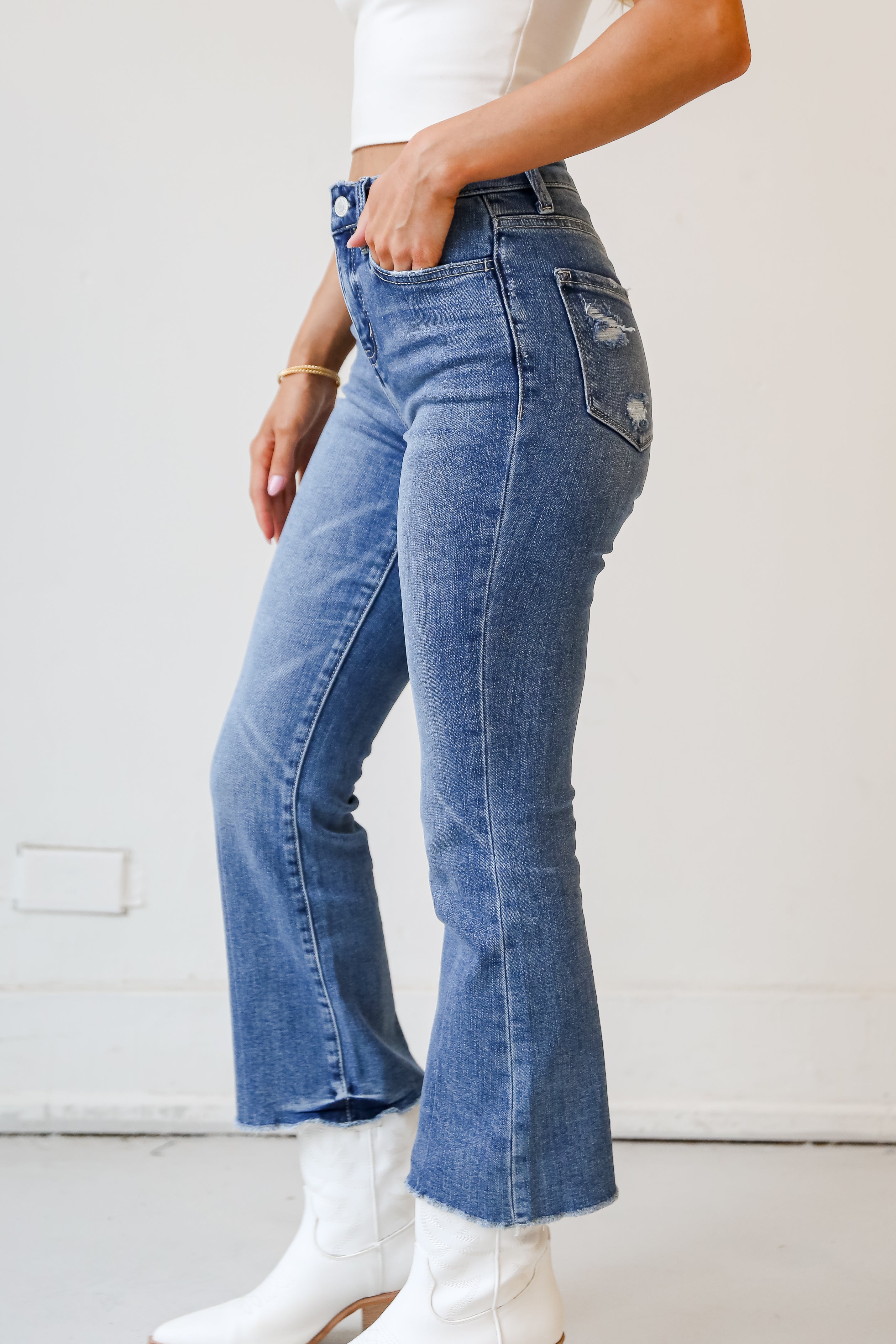 kick flare jeans