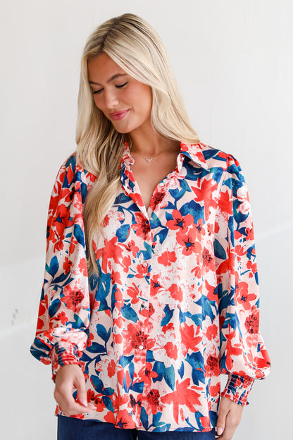 floral  blouse