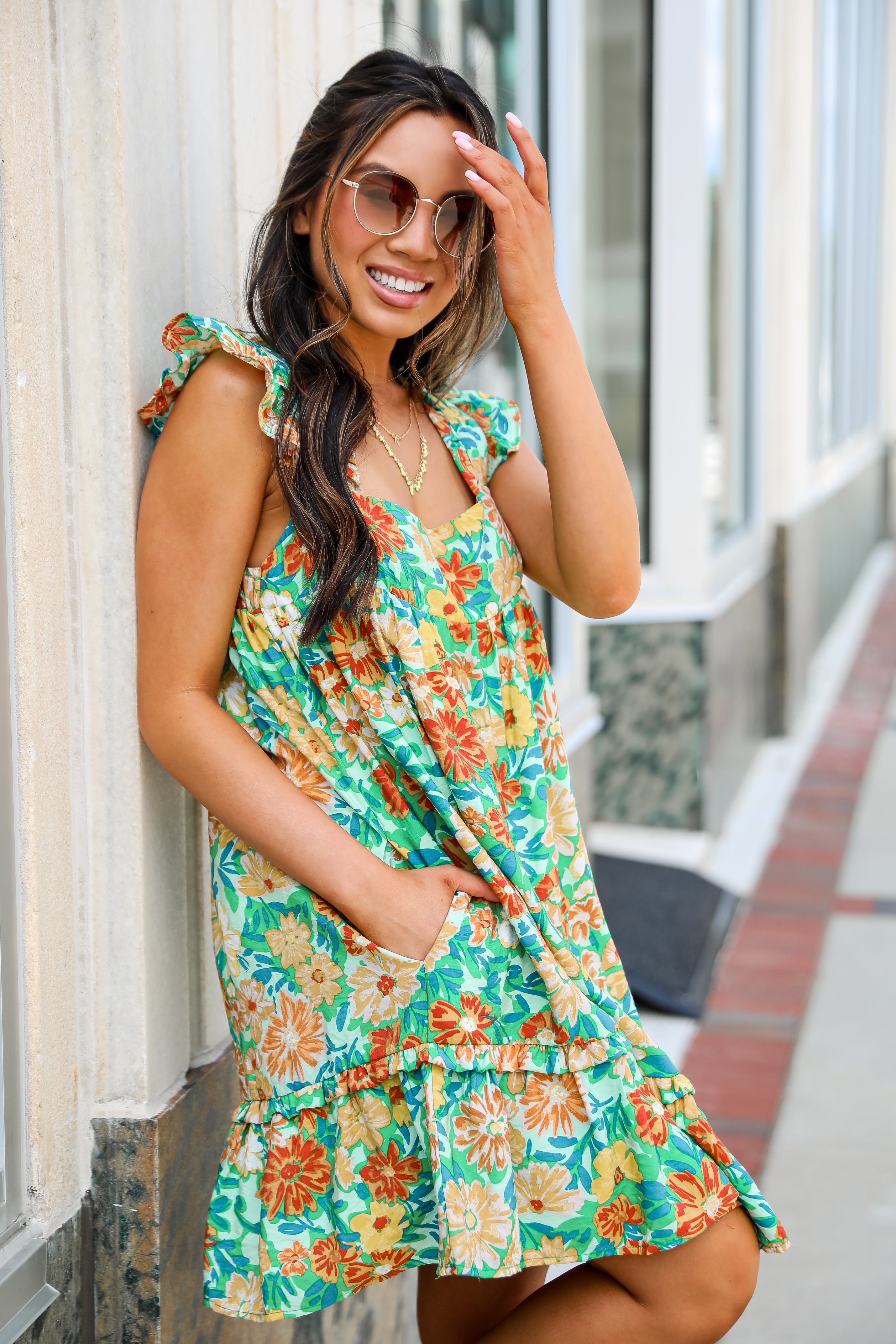 Darling Mindset Floral Mini Dress