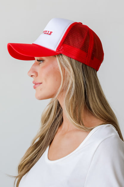 Red Gainesville Trucker Hat