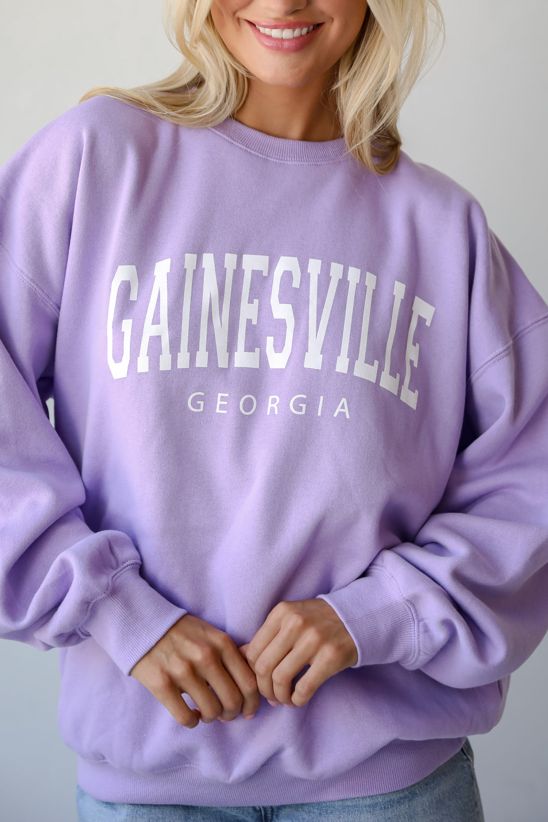 Lavender Gainesville Georgia Sweatshirt