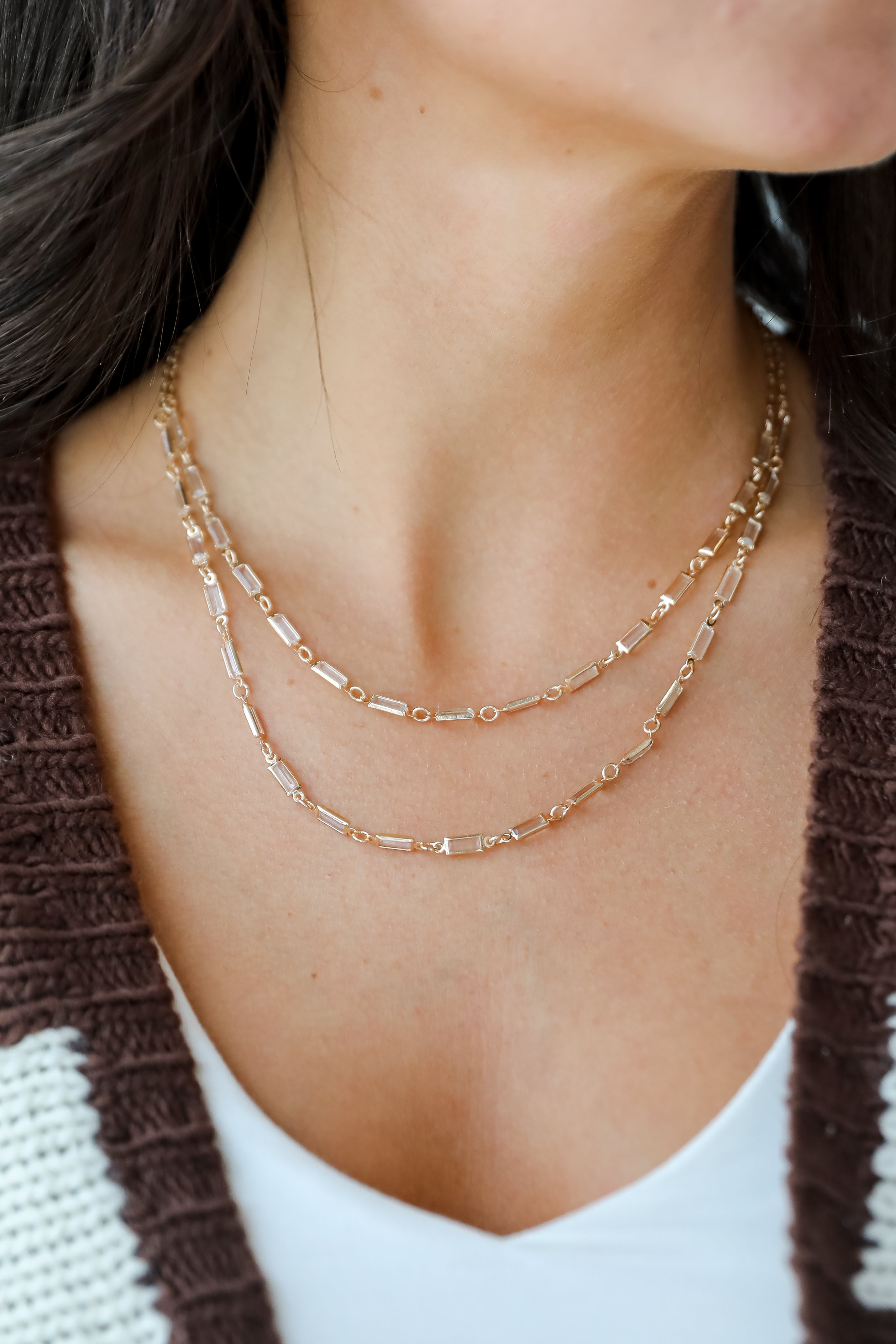 Kennedy Gemstone Layered Necklace