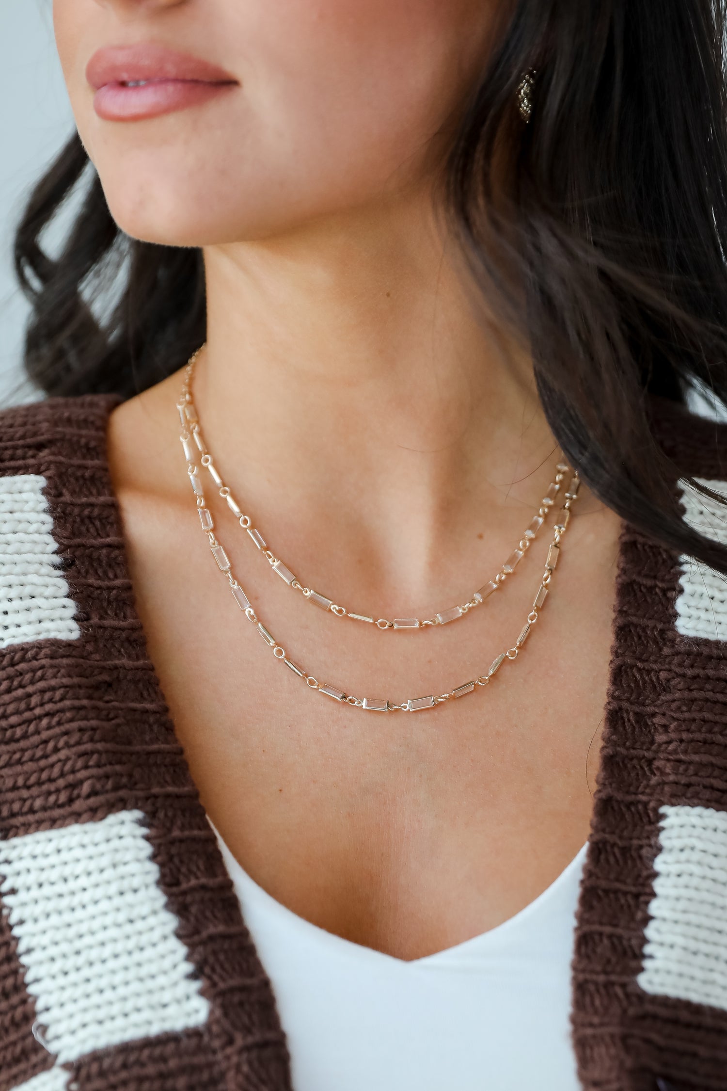 Kennedy Gemstone Layered Necklace