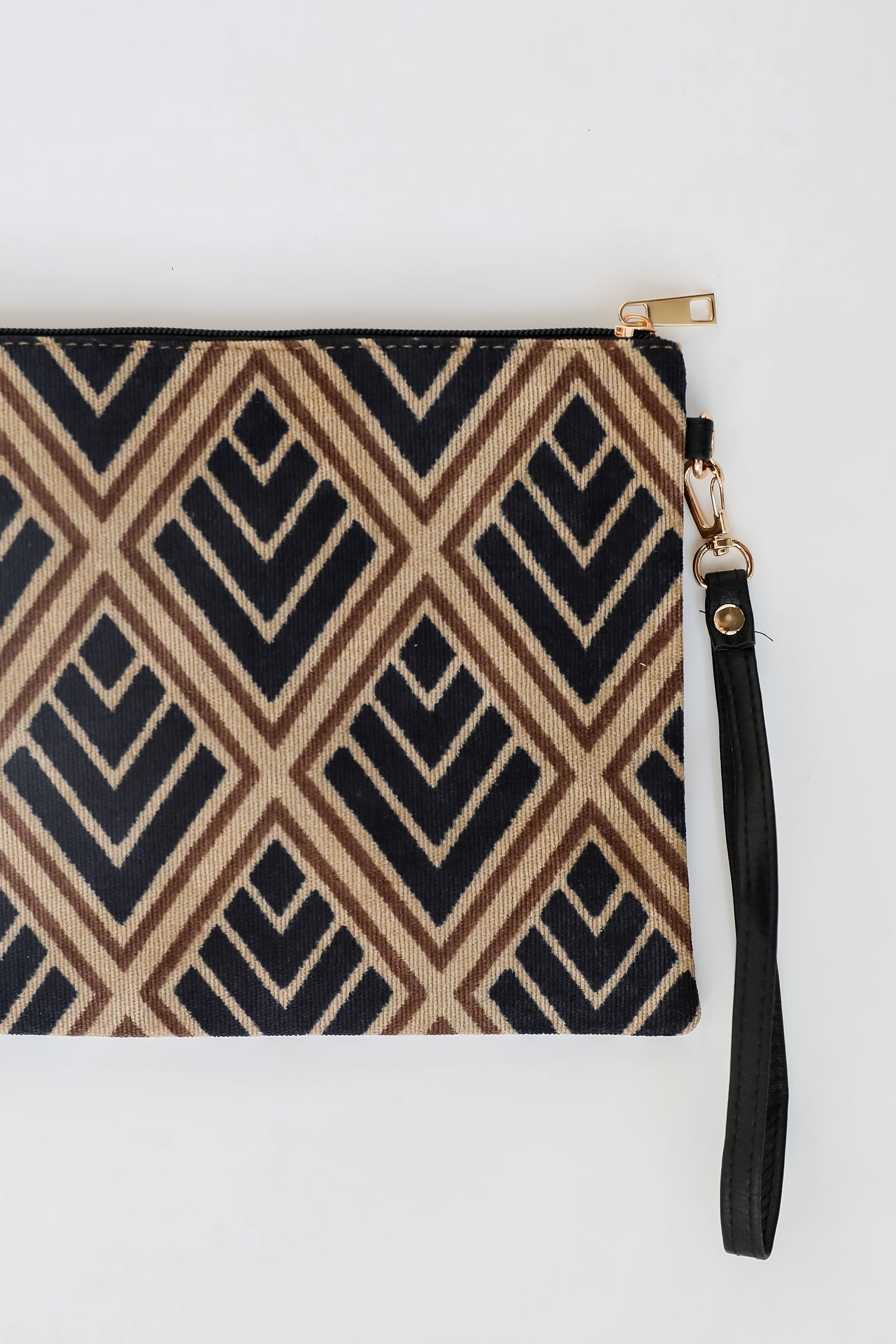 Bold Agenda Black Geometric Crossbody Bag