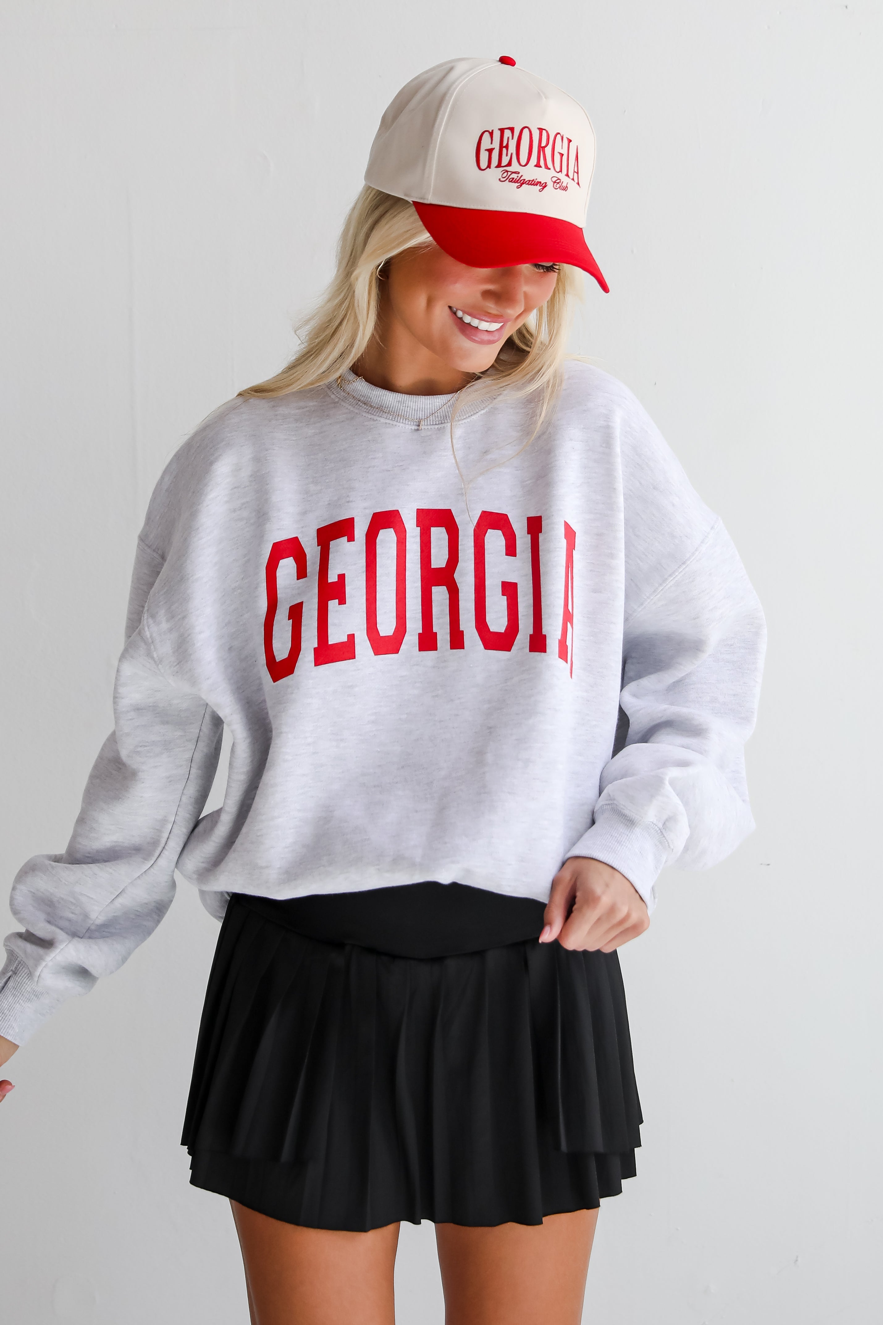 Heather Grey Georgia Sweatshirt