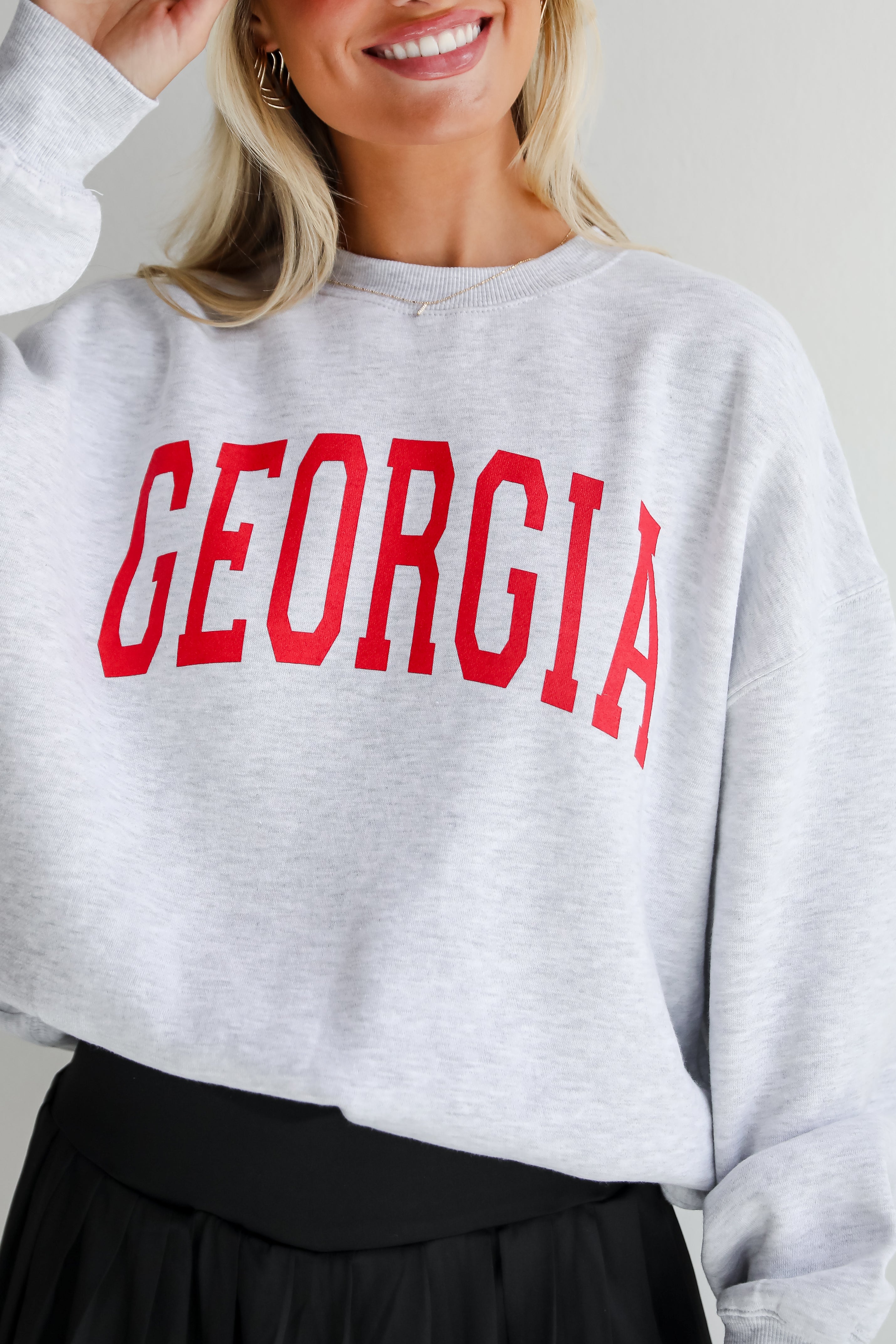 Heather Grey Georgia Sweatshirt